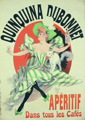 Quinquina Dubonnet - Aperitif dans tous les Cafes poster